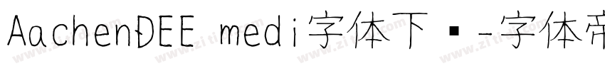 AachenDEE medi字体下载字体转换